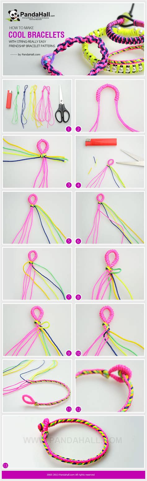 How To Make A Simple Bracelet With String