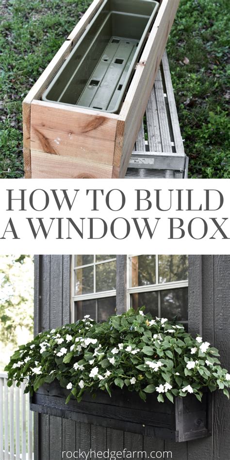 How To Make A Simple Cedar Window Box