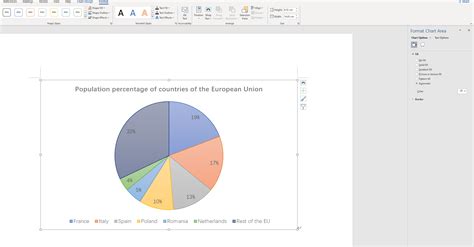 How To Make A Simple Pie Chart In Word