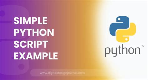 how to make a simple python script