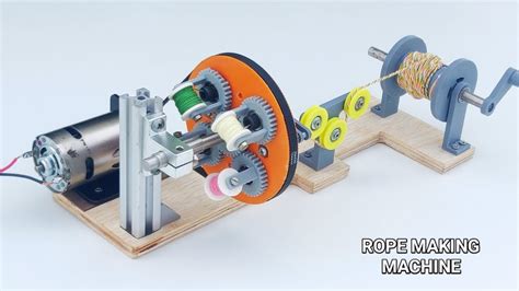 How To Make A Simple Rope Making Machine