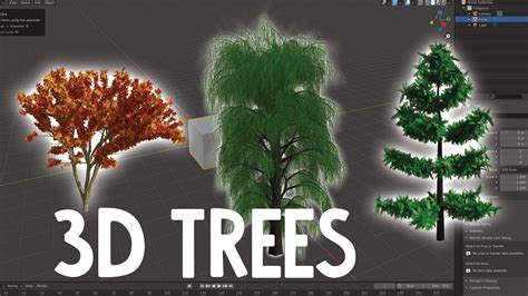 how to make a simple tree in blender