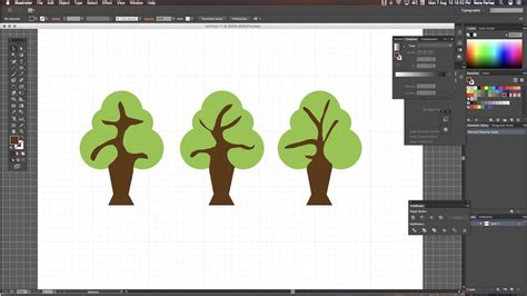 how to make a simple tree in illustrator