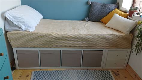 How To Make A Single Bed From Ikea Kallax