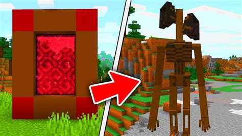 how to make a siren head portal in minecraft