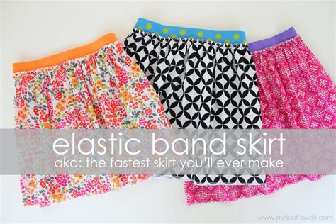 how to make a skirt bigger with elastic