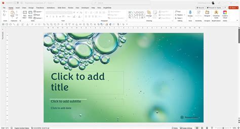 how to make a slide background in powerpoint