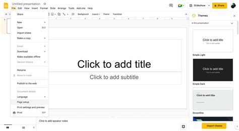how to make a slides vertical