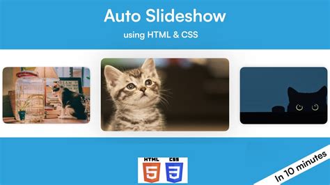 How To Make A Slideshow In Html And Css