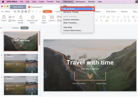 How To Make A Slideshow On A Loop
