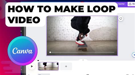 how to make a slideshow on canva loop