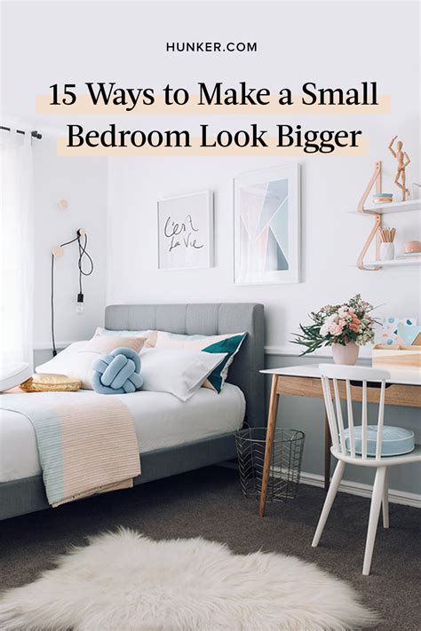 how to make a small bedroom look good