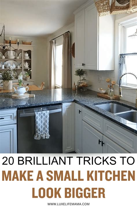 How To Make A Small Kitchen Bigger
