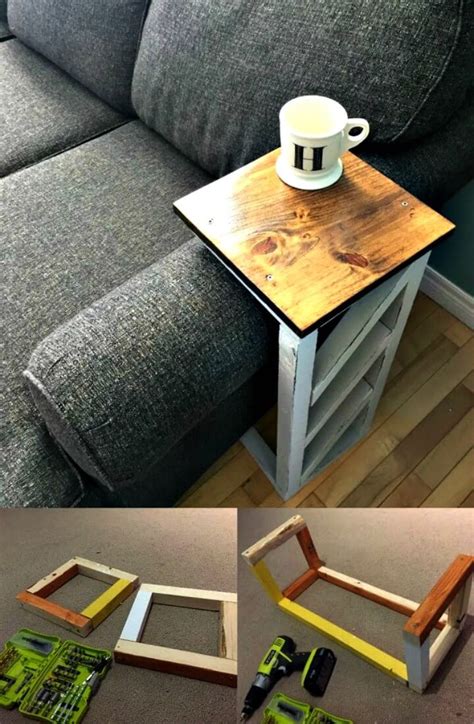 How To Make A Sofa Arm Table