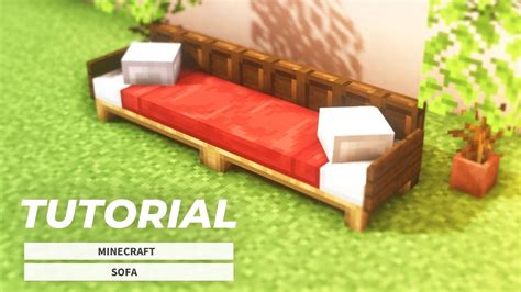 How To Make A Sofa For Minecraft