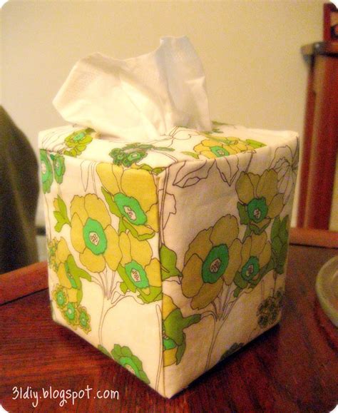 How To Make A Square Tissue Box Cover