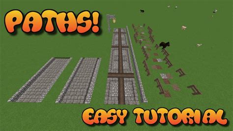 How To Make A Stone Path In Minecraft