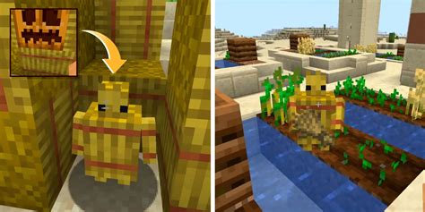 how to make a straw golem in minecraft no mods