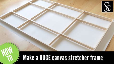 How To Make A Stretcher For Canvas
