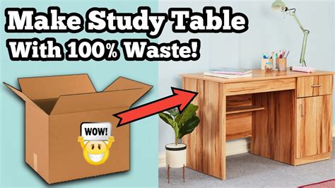 How To Make A Study Table For Students