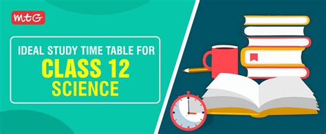how to make a study timetable for class 12 science