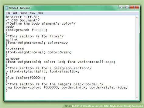 how to make a stylesheet