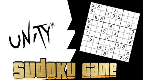 How To Make A Sudoku Game In Unity