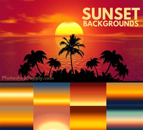 how to make a sunset gradient in photoshop