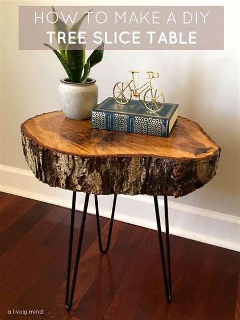 How To Make A Table From A Tree Trunk Slice