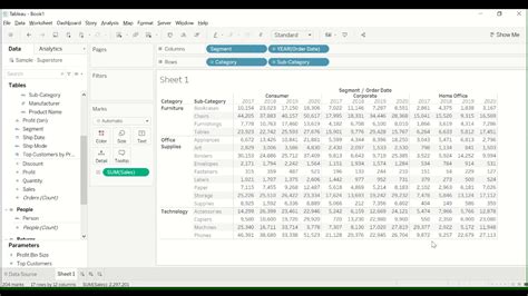 How To Make A Table On Tableau