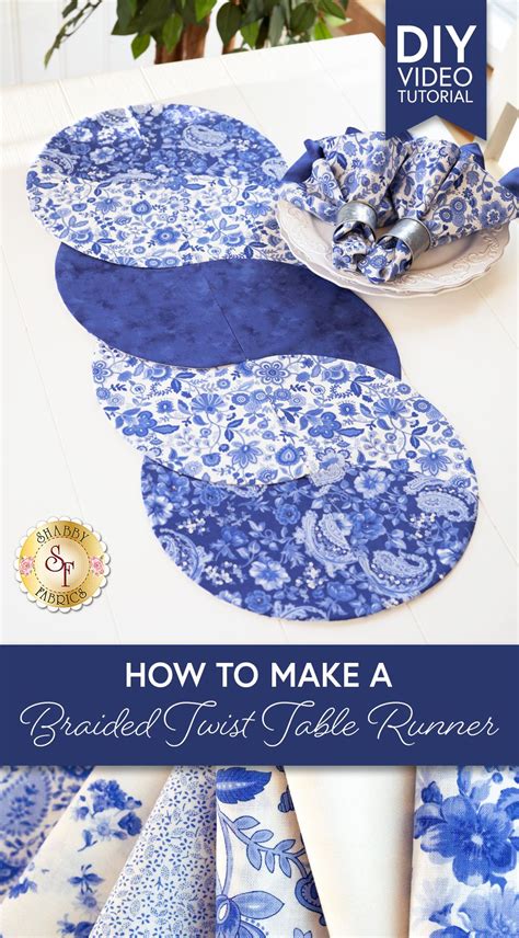 how to make a table runner step by step