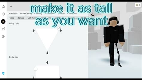how to make a tall roblox avatar｜TikTok Search