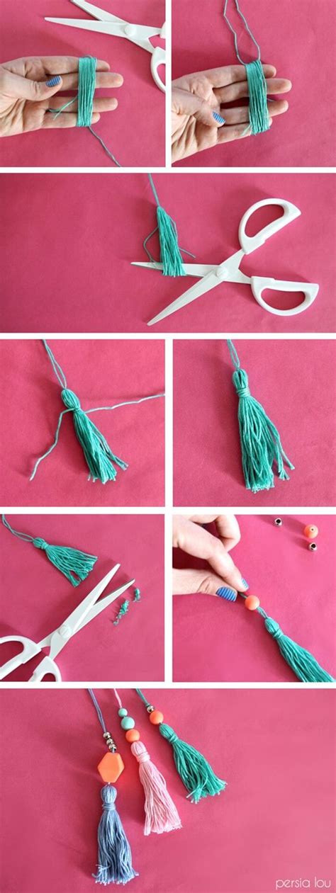 how to make a tassel with string
