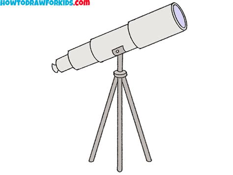 How To Make A Telescope In Drawing