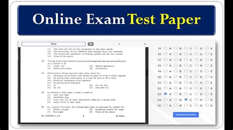 How To Make A Test Paper