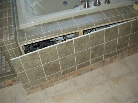 How To Make A Tiled Bath Panel With Access