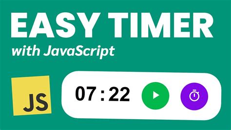 how to make a timer in javascript