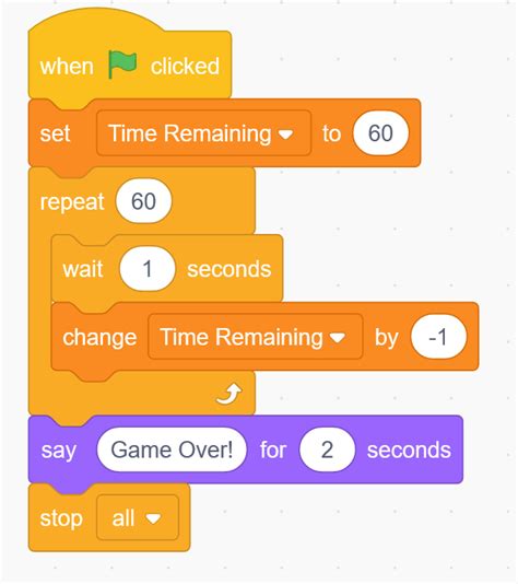 how to make a timer in scratch