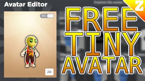 how to make a tiny character in roblox for free