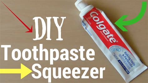 How To Make A Toothpaste Squeezer