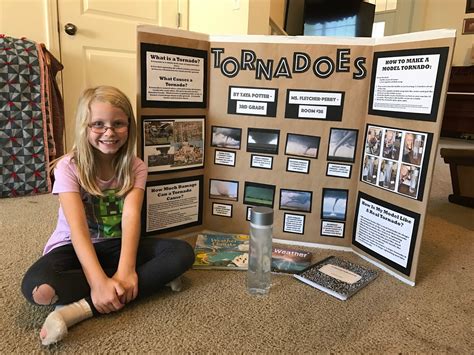 how to make a tornado model for school project step by step