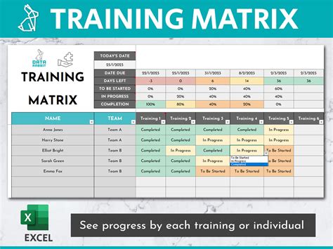 how to make a training program on excel