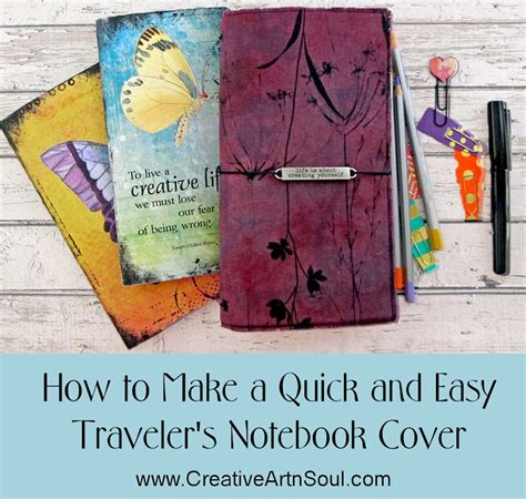 How To Make A Traveler's Notebook