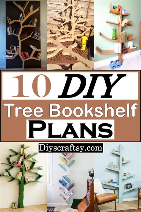 How To Make A Tree Bookshelf