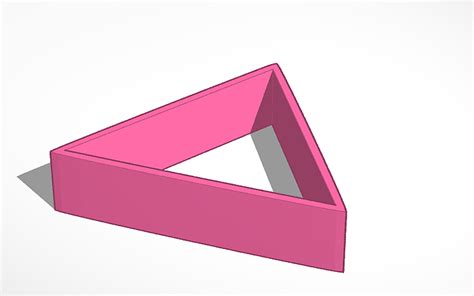 how to make a triangle in tinkercad