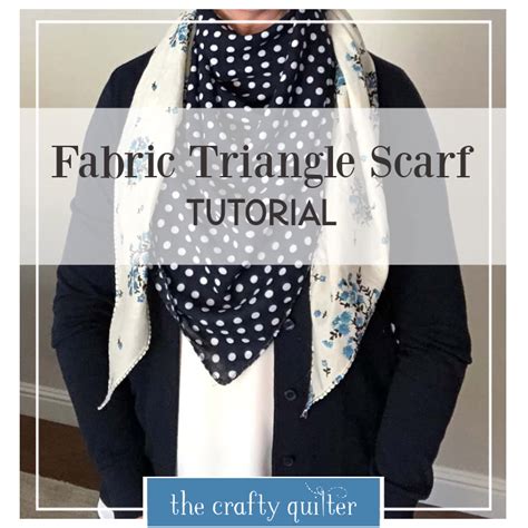 how to make a triangle scarf