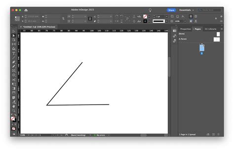 how to make a triangle text box in indesign