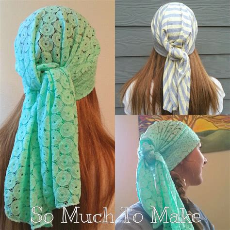 How To Make A Triangular Head Scarf