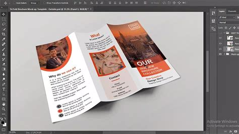 how to make a trifold brochure in docs