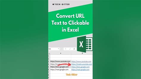 how to make a url clickable in excel